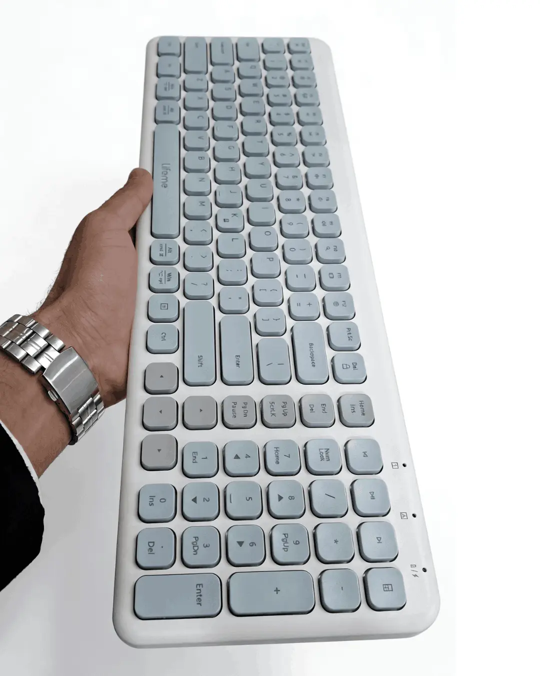 تصویر کیبورد مکانیکال mk01 lifeme بیسیم