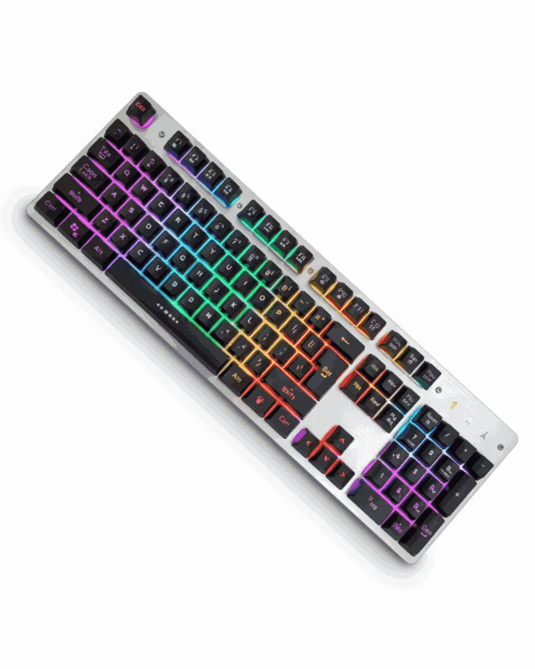 تصویر کیبورد مخصوص بازی آر جی بی مدل UWGK